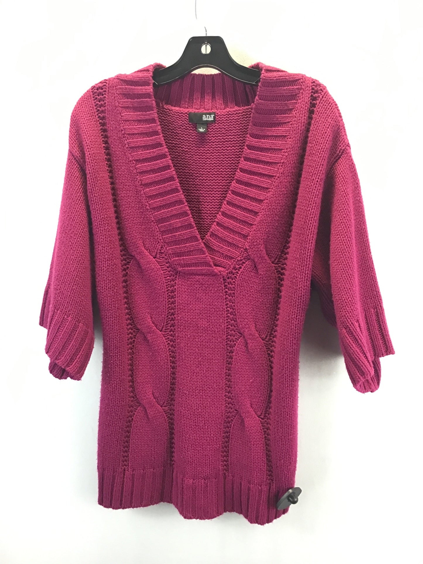 Sweater By Ana In Red, Size: L