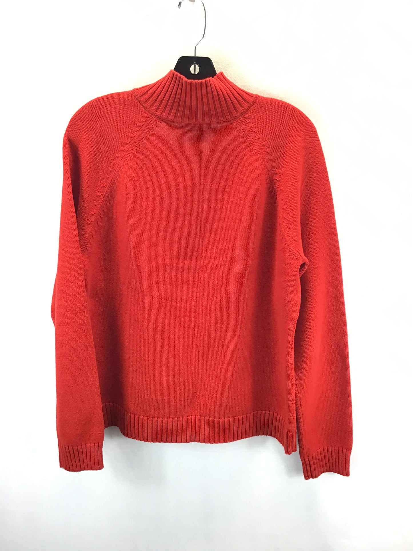 Sweater By Chaps In Gold & Red, Size: L