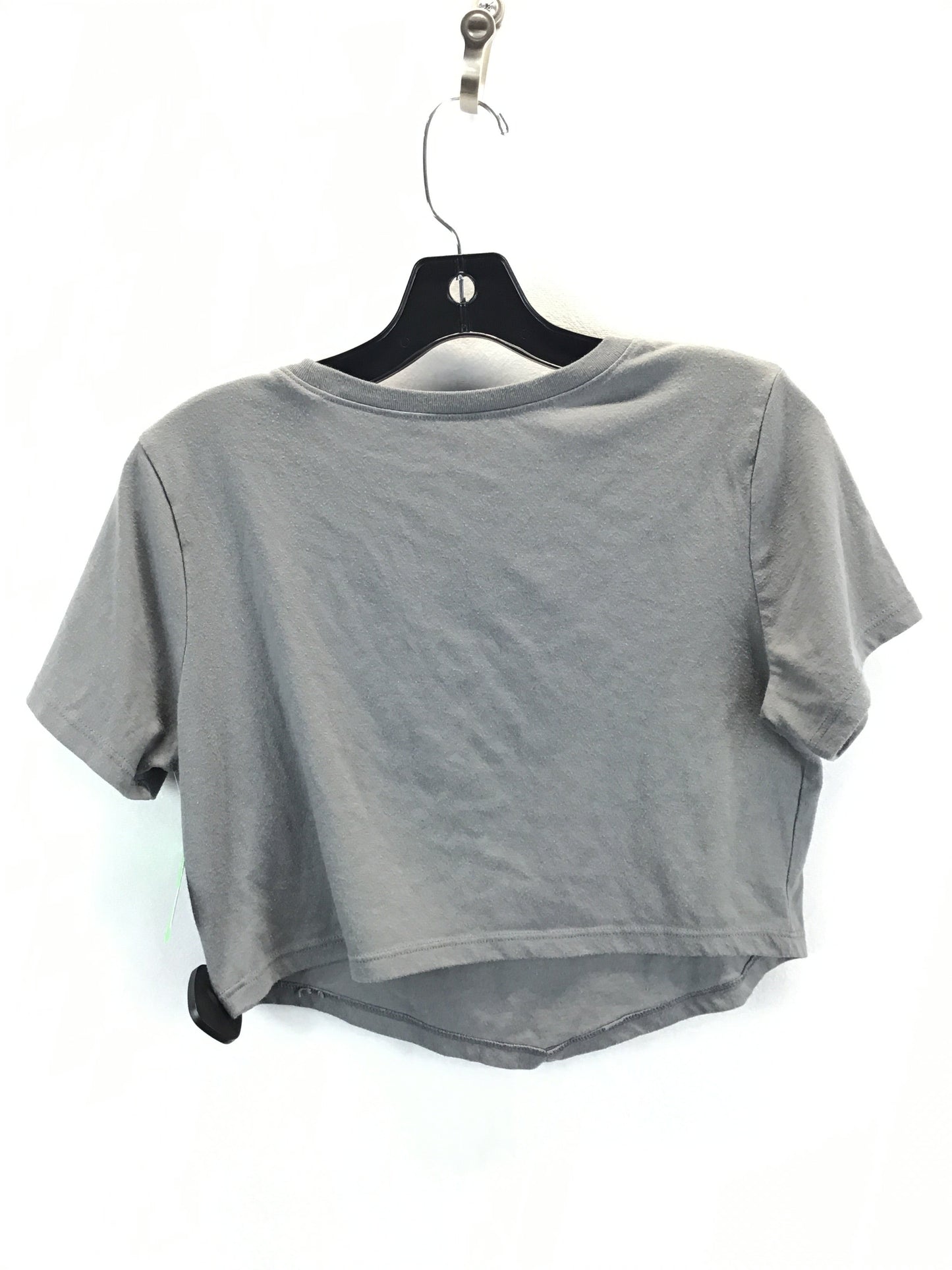 Grey Top Short Sleeve Clothes Mentor, Size L