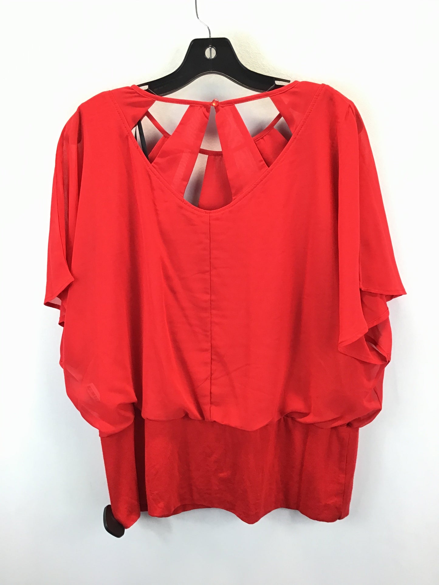 Red Top Short Sleeve Joseph A., Size Xl