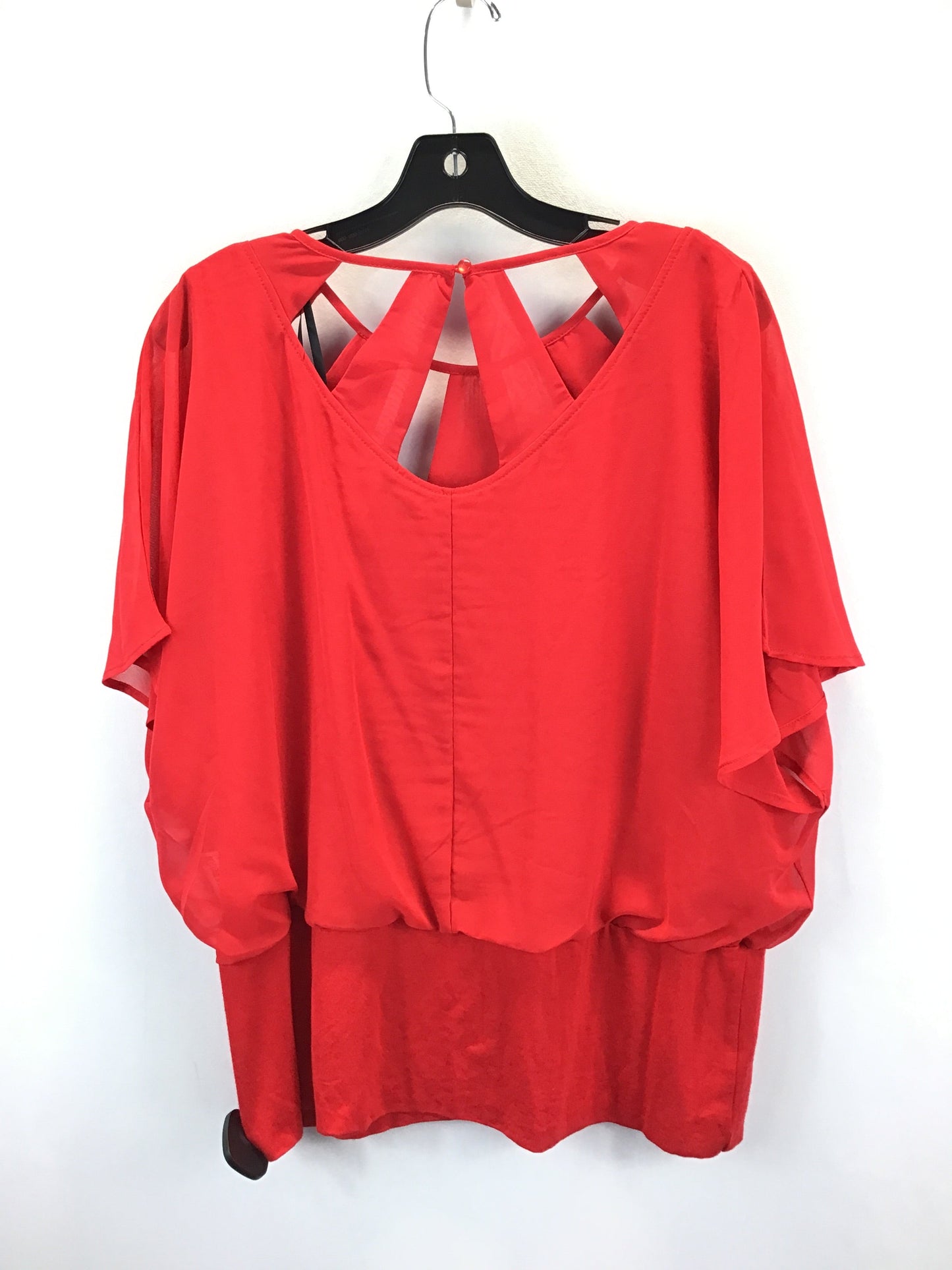 Red Top Short Sleeve Joseph A., Size Xl