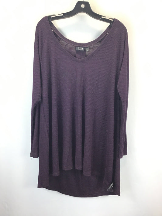 Sweater By Ana In Purple, Size: L