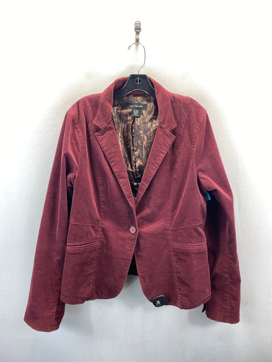 Blazer By Calvin Klein In Red, Size: Xl