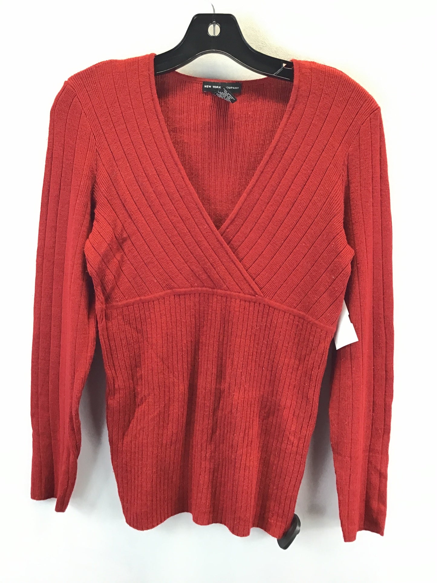 Sweater By New York And Co In Red, Size: M