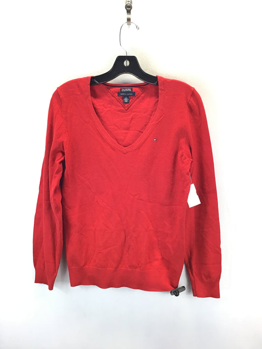 Sweater By Tommy Hilfiger In Red, Size: M