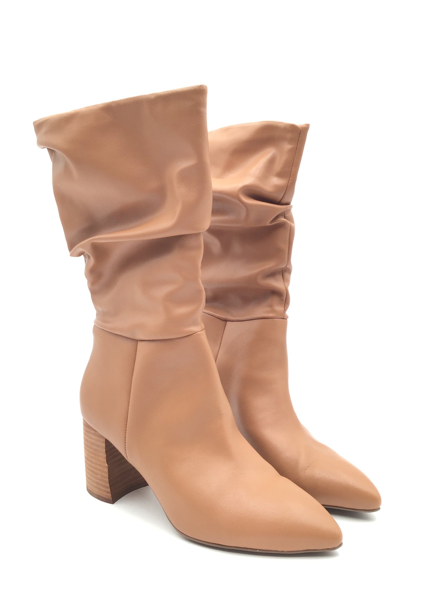 Boots Mid-calf Heels By Dolce Vita In Beige, Size: 10