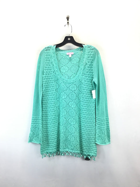 Sweater By Lilly Pulitzer In Aqua, Size: M