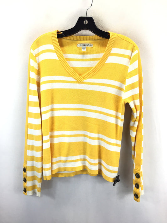 Sweater By Tommy Hilfiger In Yellow, Size: Xl