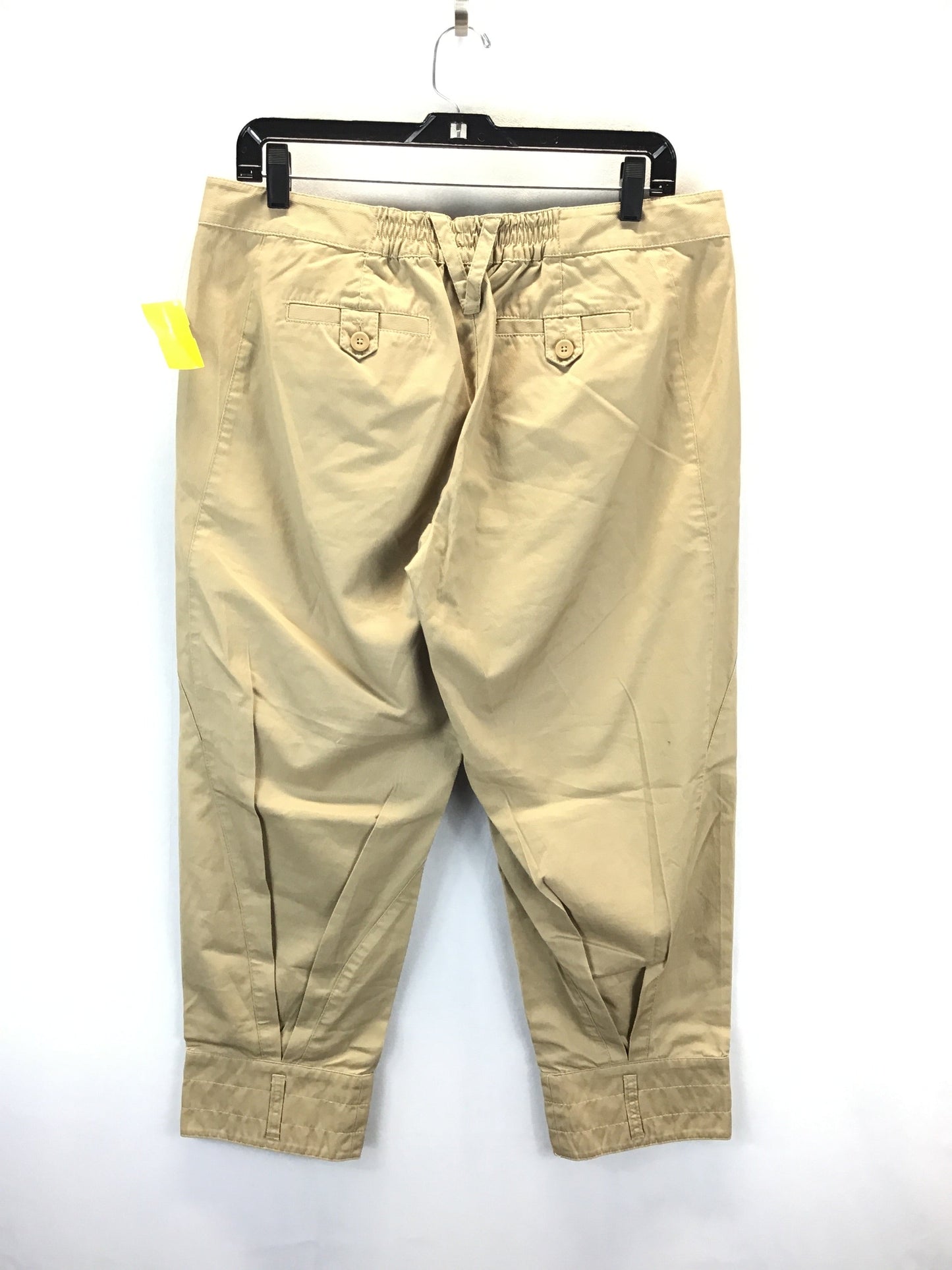 Pants Cropped By Armani Exchange In Tan, Size: 12