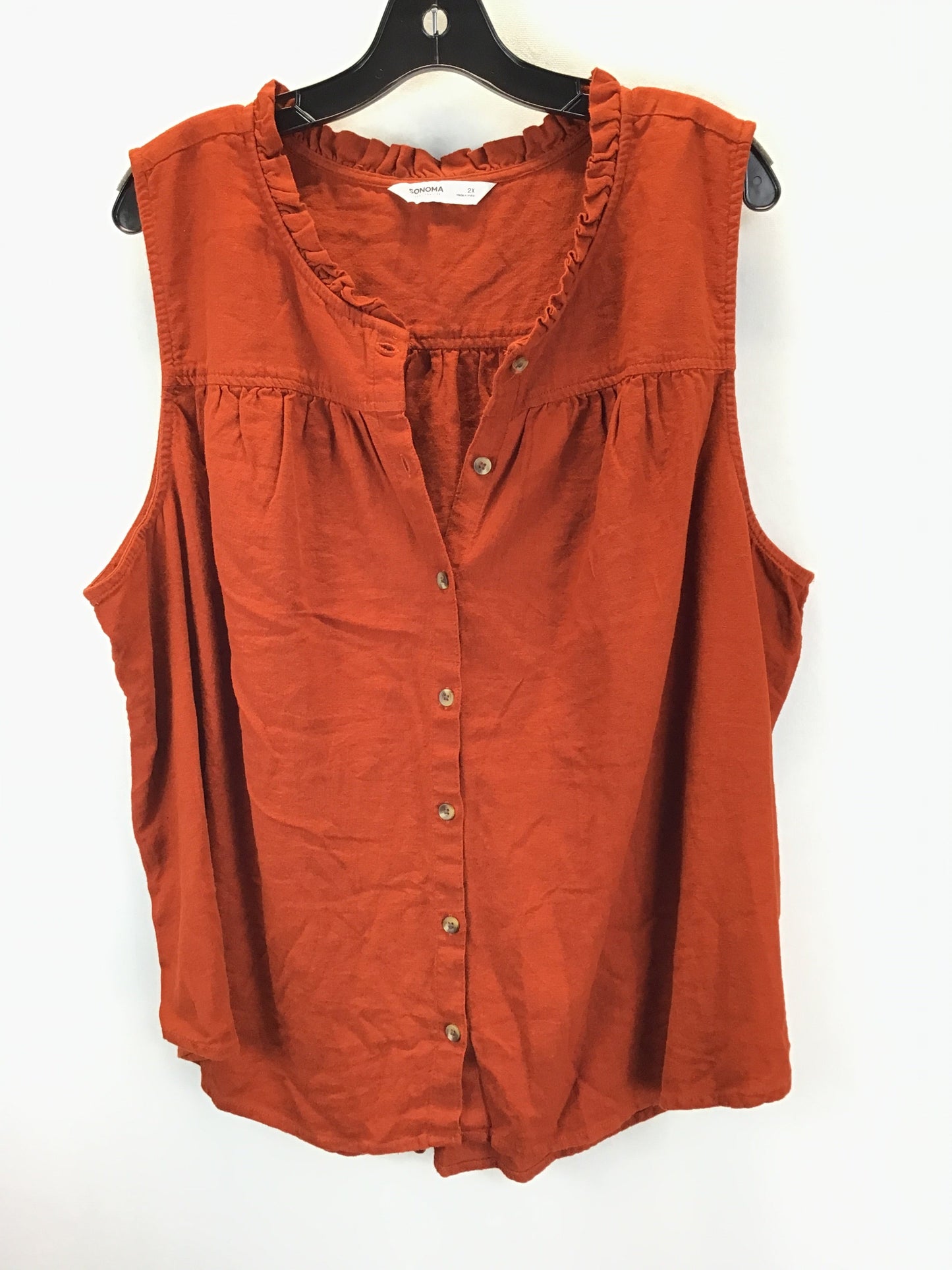 Top Sleeveless By Sonoma  Size: 2x