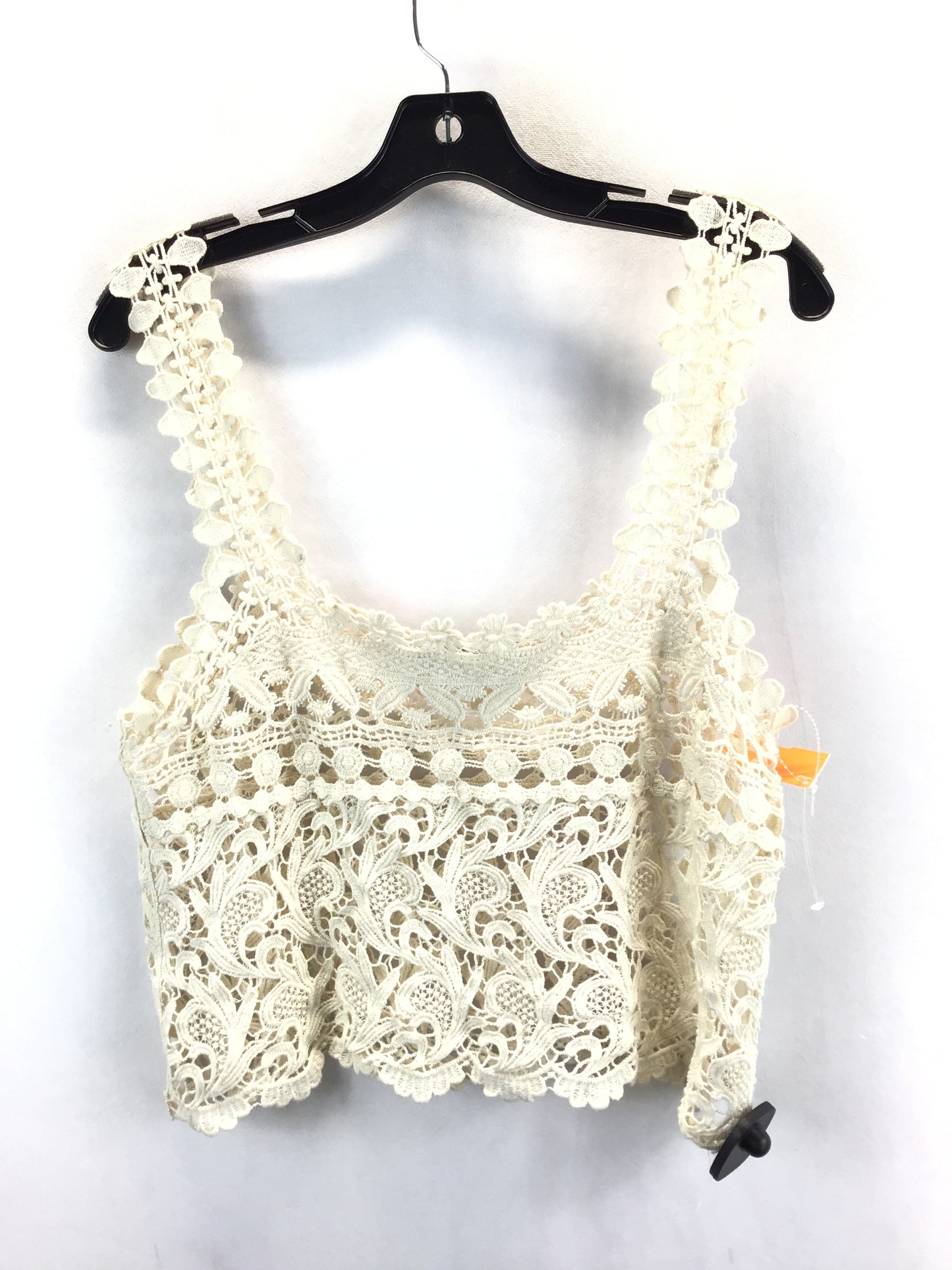 Tank Top By Clothes Mentor In Cream, Size: S