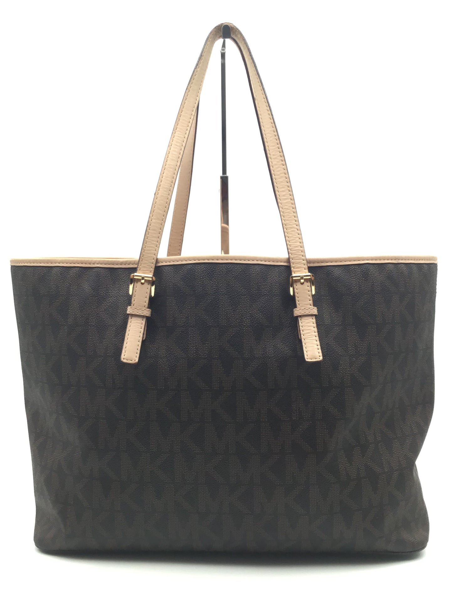 Brown Tote Designer Michael By Michael Kors, Size Large