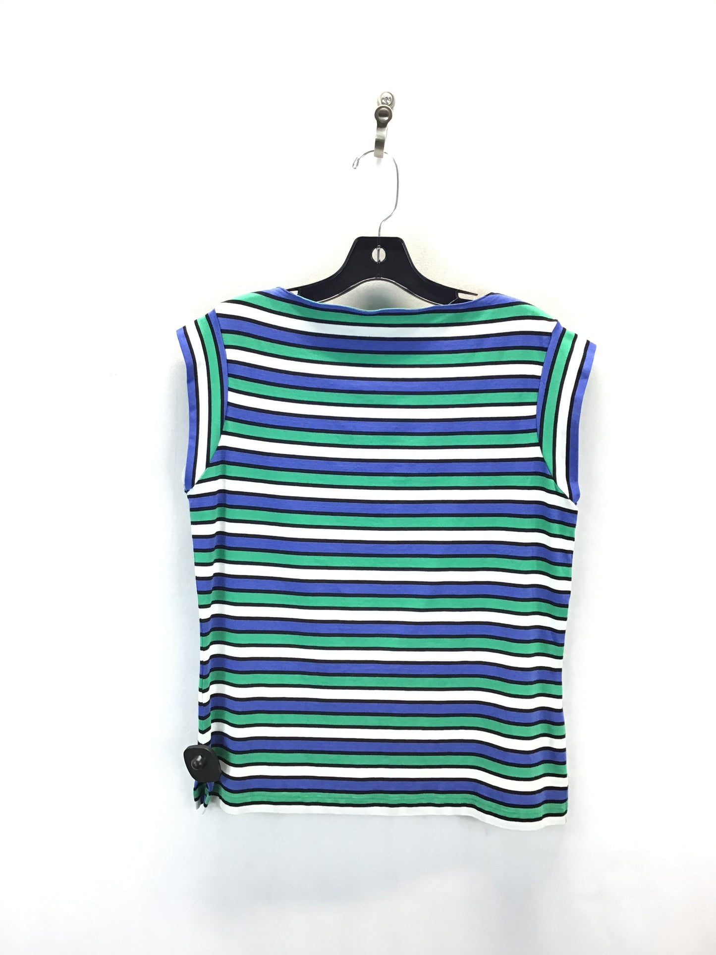 Top Sleeveless By Anne Klein In Blue & Green, Size: S