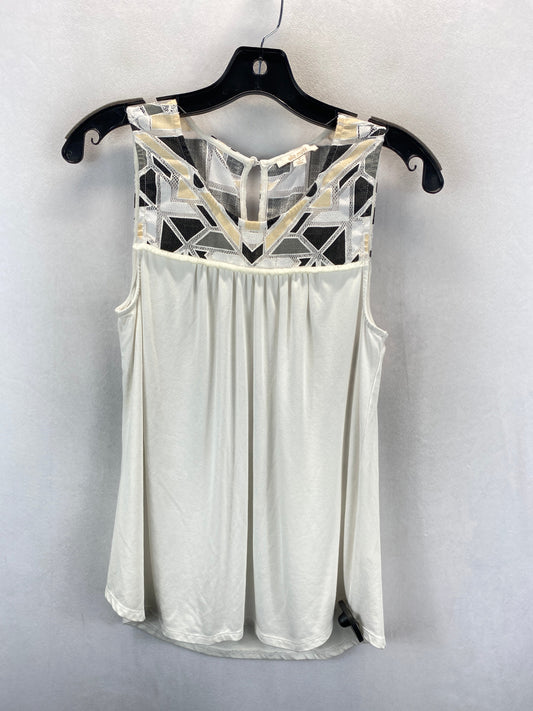 White Top Sleeveless Ella Moss, Size M