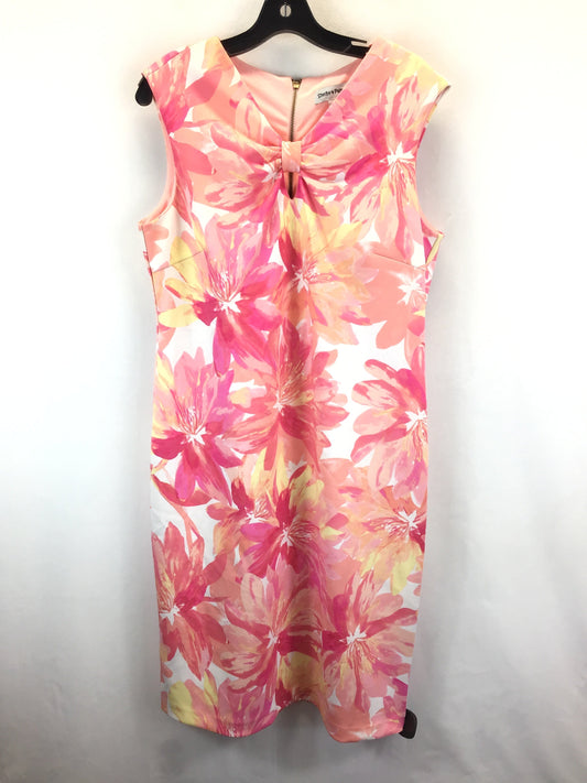 Floral Print Dress Casual Midi Shelby And Palmer, Size 14