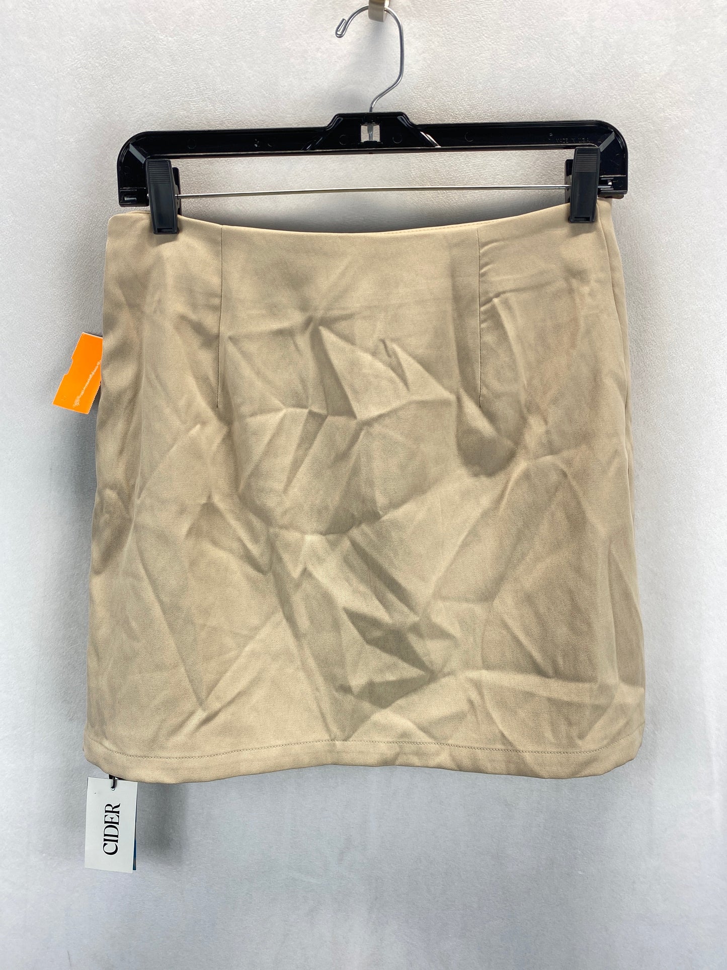 Tan Skirt Mini & Short Clothes Mentor, Size M