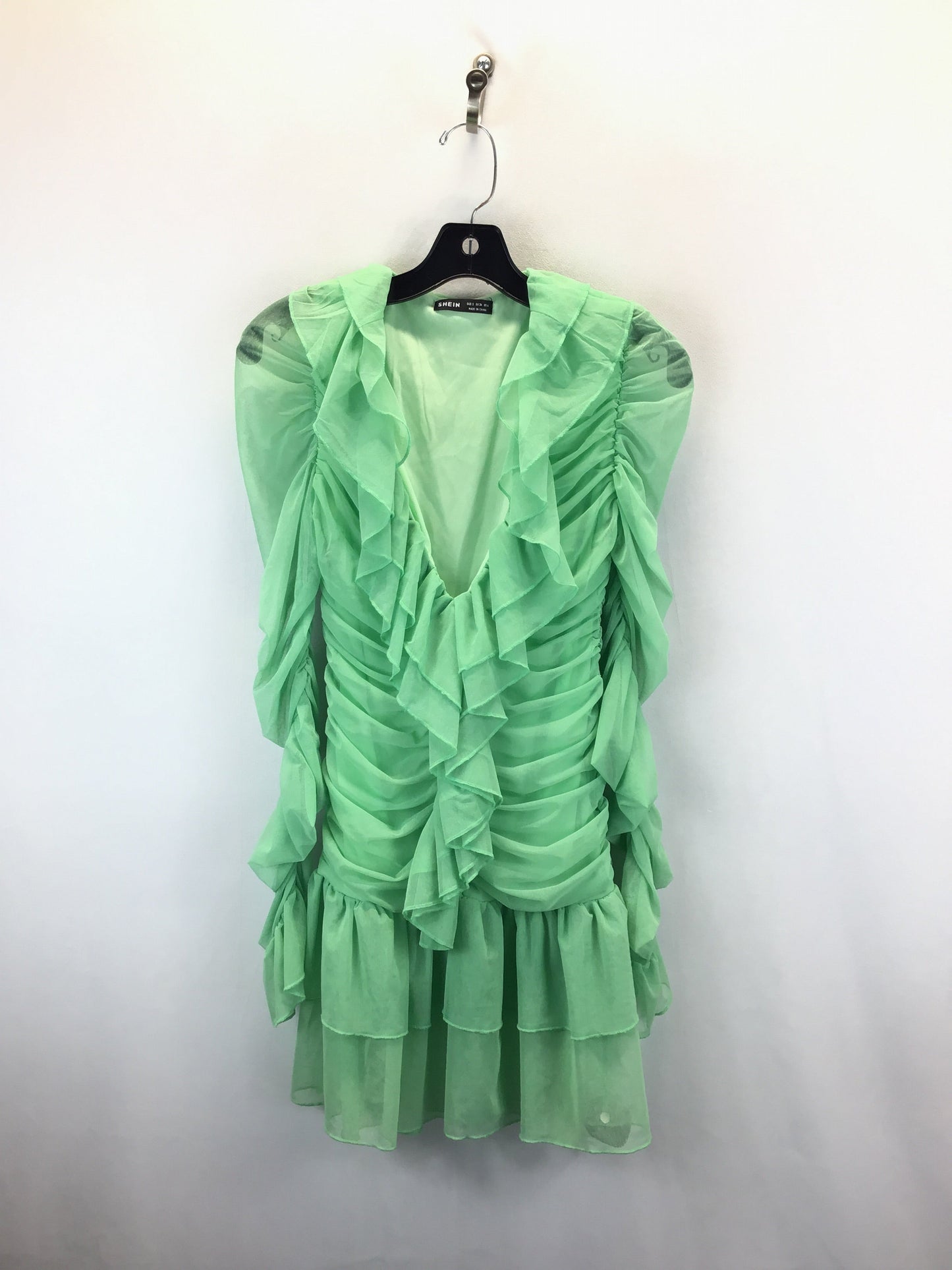 Green Dress Casual Short Shein, Size 4