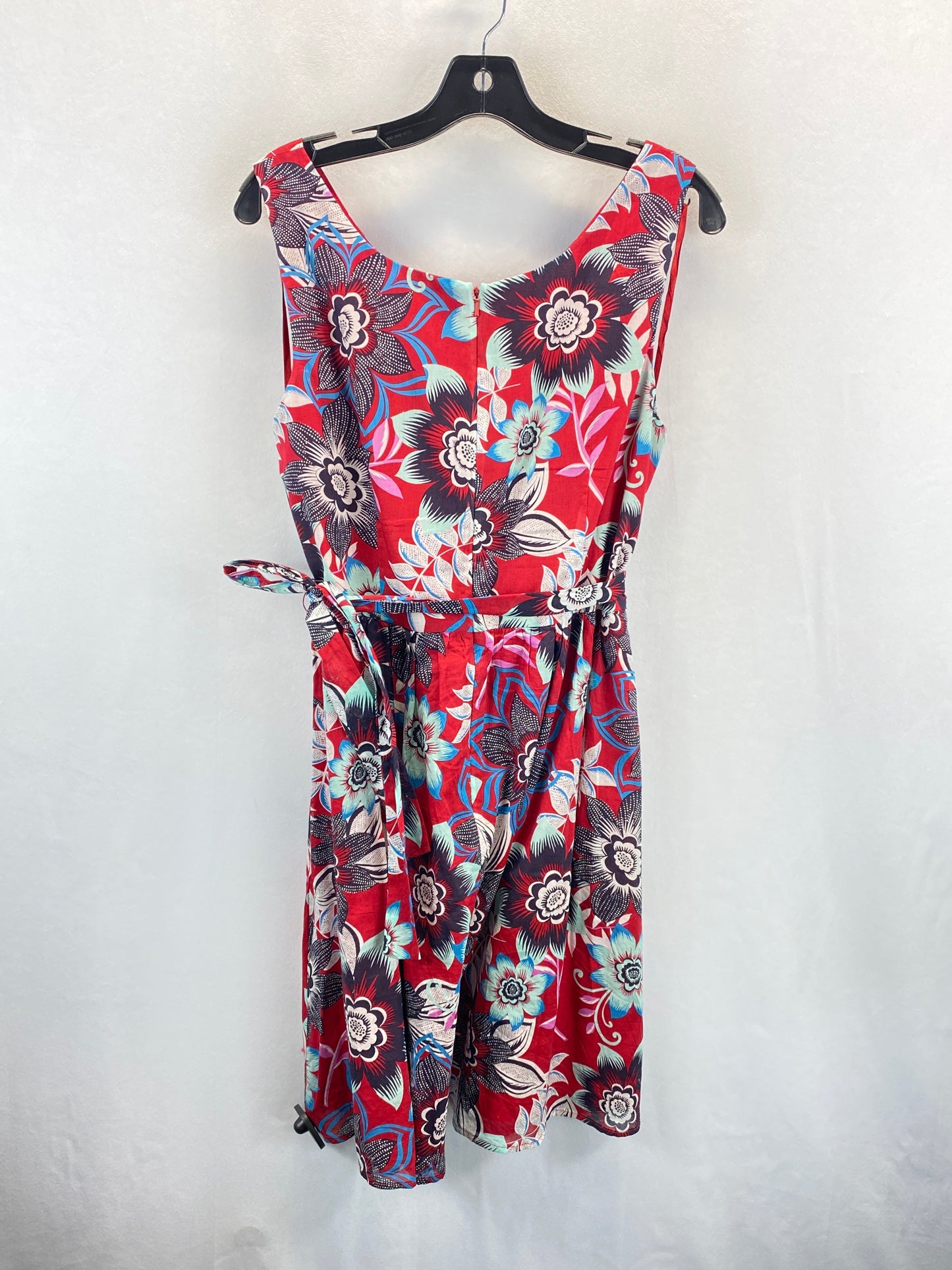 Floral Print Dress Casual Midi Talbots, Size 14petite