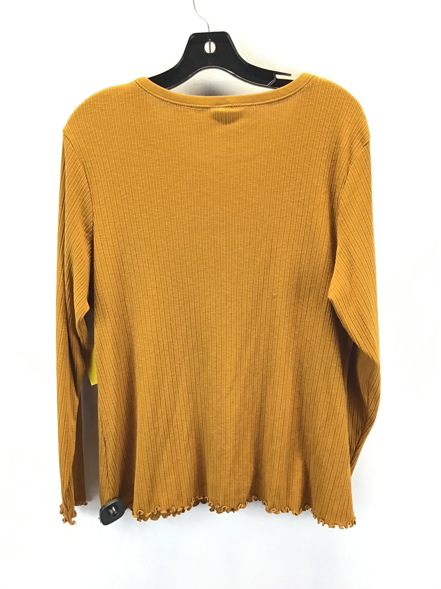 Top Long Sleeve By Old Navy In Yellow, Size: Xxl