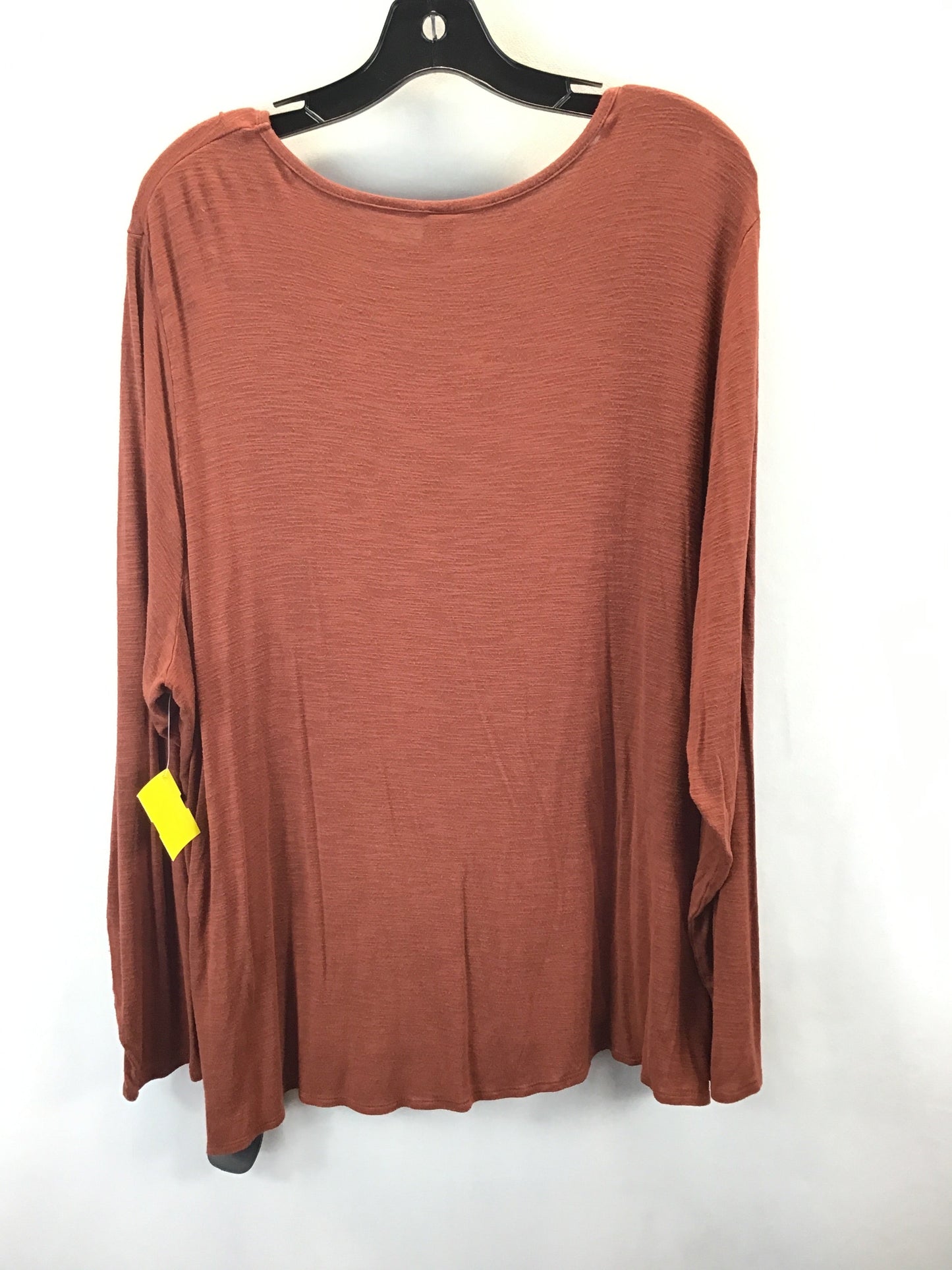 Top Long Sleeve By Old Navy In Orange, Size: Xxl