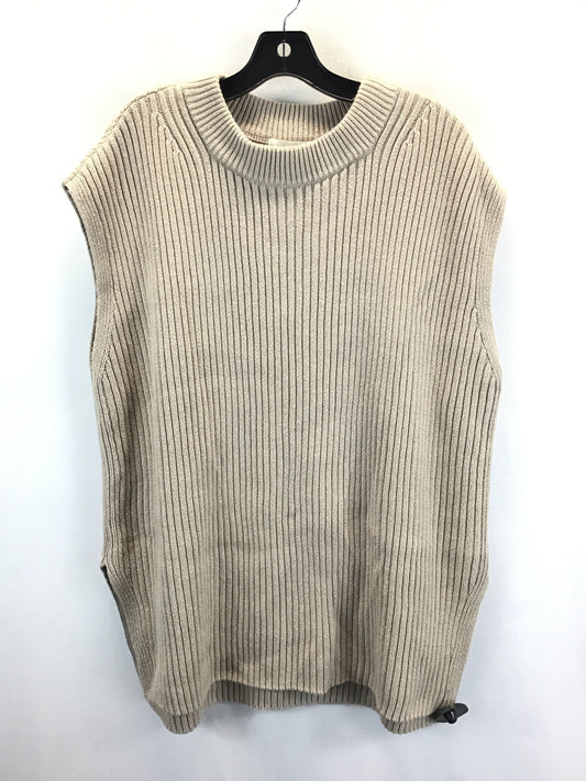 Vest Sweater By H&m In Tan, Size: M