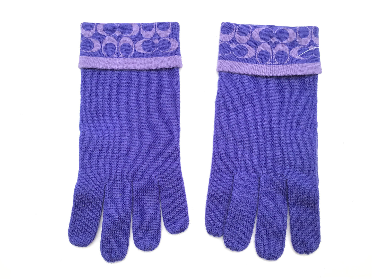 Scarf Winter By Coach In Blue & Purple