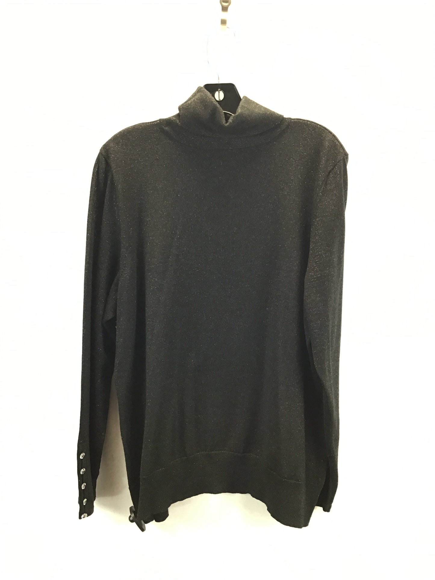 Top Long Sleeve By Lane Bryant In Black, Size: 18