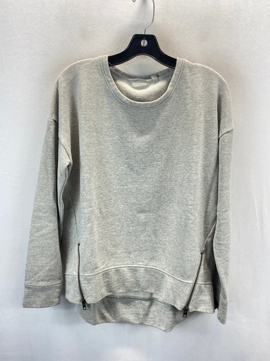 Sweatshirt Crewneck By Athleta In Grey, Size: S