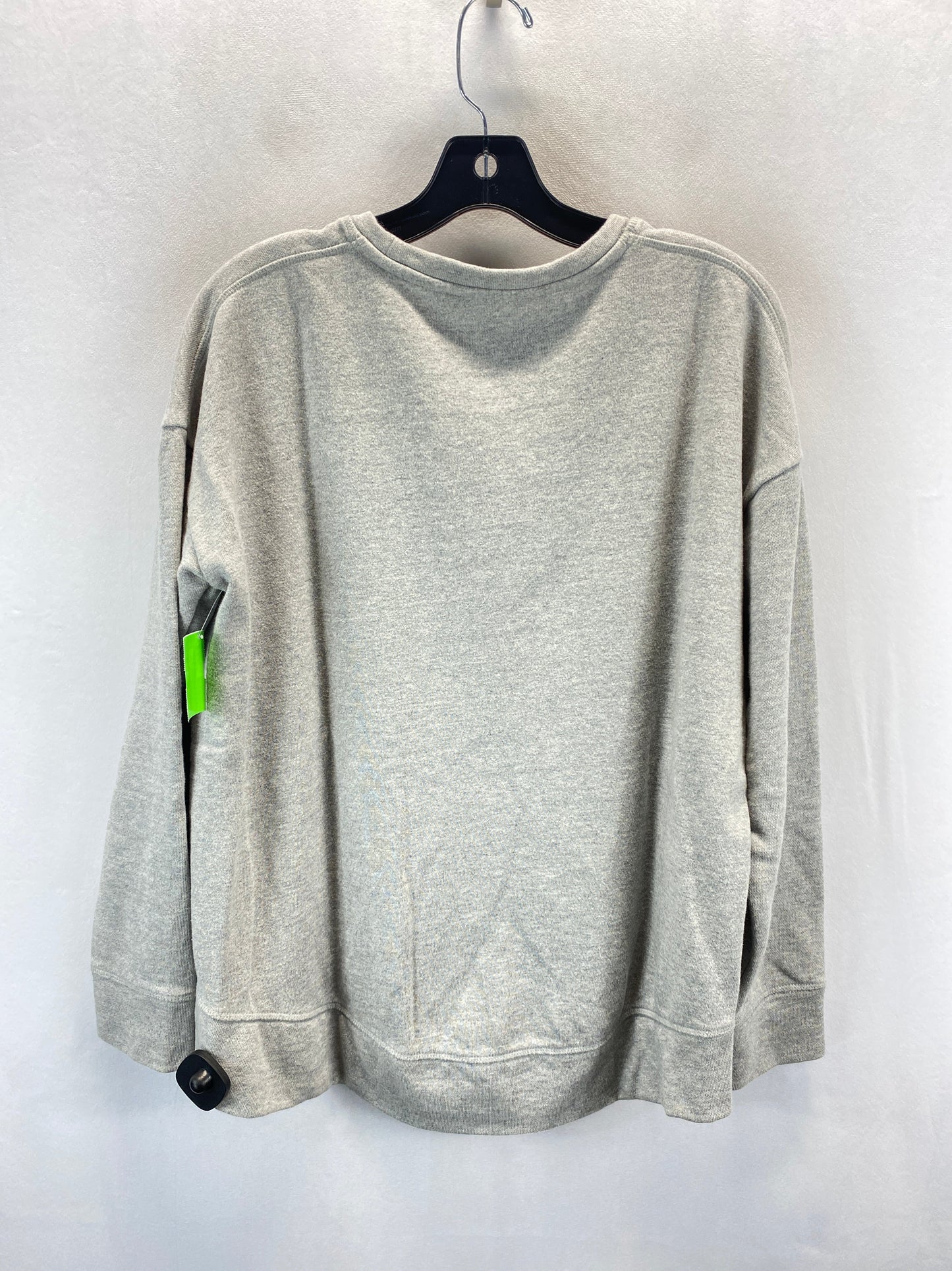 Sweatshirt Crewneck By Athleta In Grey, Size: S