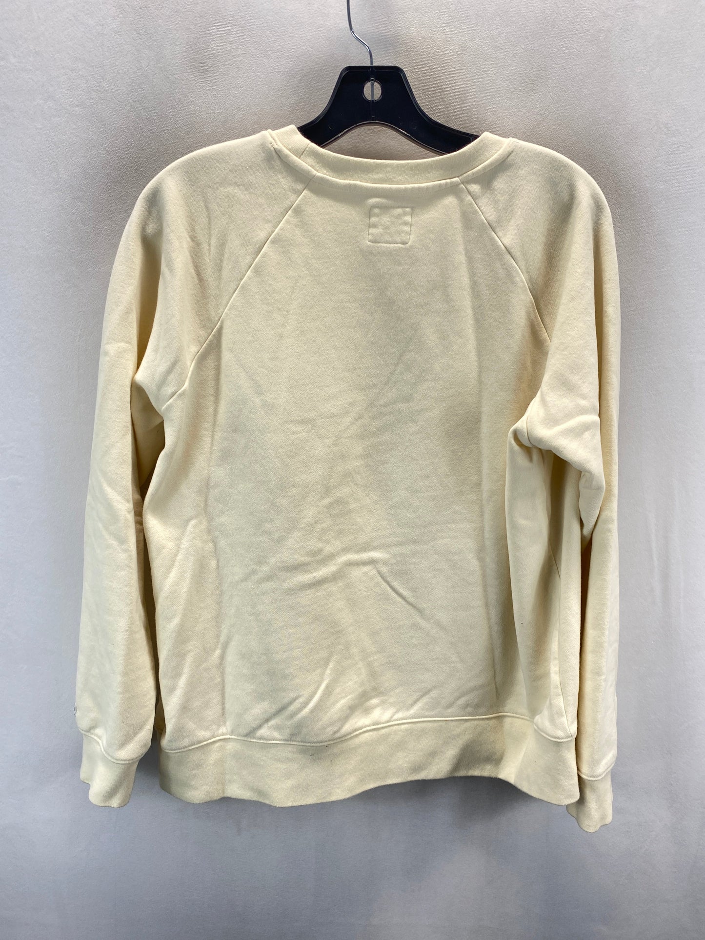 Sweatshirt Crewneck By Champion In Cream, Size: M