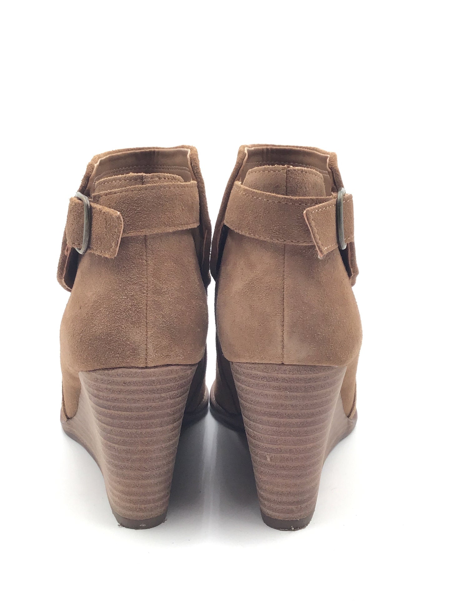 Shoes Heels Wedge By Lucky Brand In Tan, Size: 9