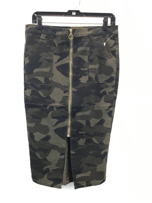 Skirt Midi By New York And Co In Camouflage Print, Size: 12