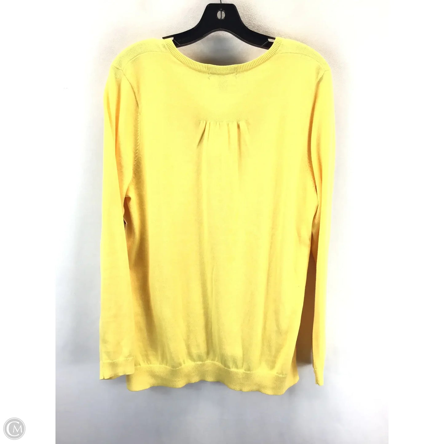 Sweater By Lands End In Yellow, Size: L