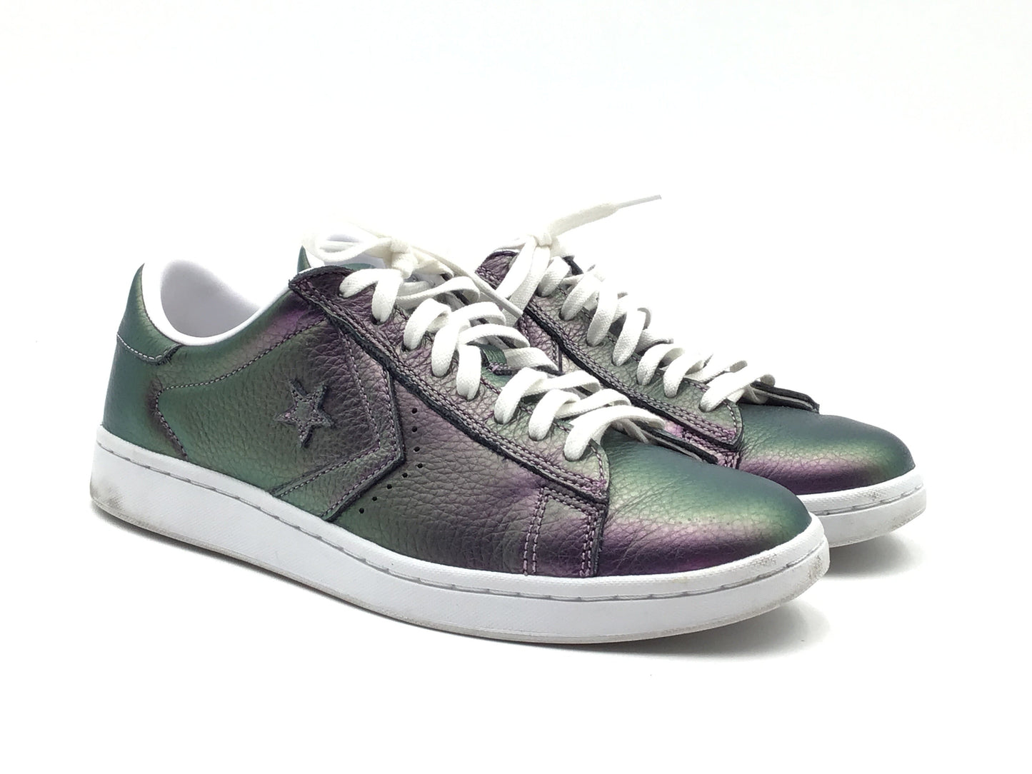 Shoes Sneakers By Converse In Green & Purple, Size: 8