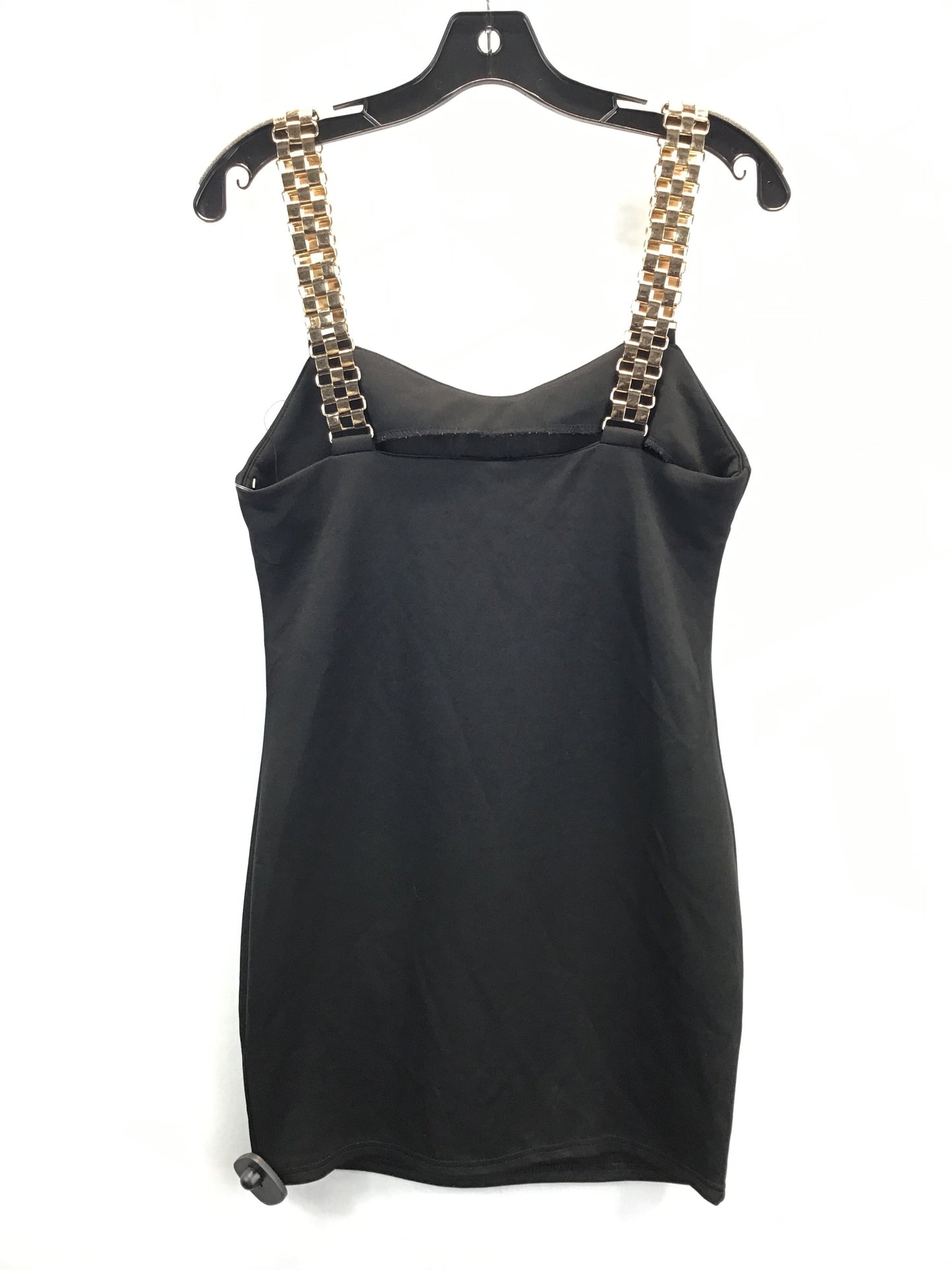 Black Dress Casual Midi Shein, Size M