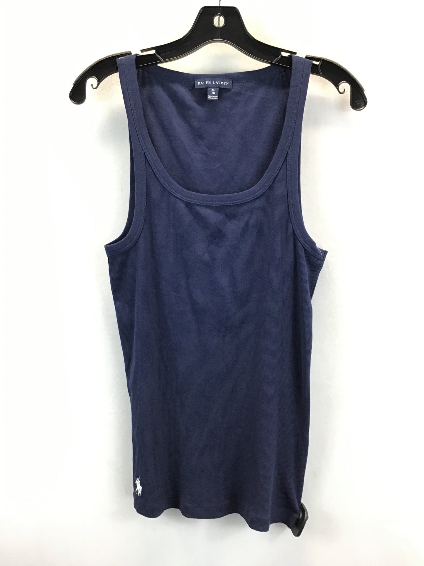 Tank Top By Ralph Lauren In Navy, Size: Xl