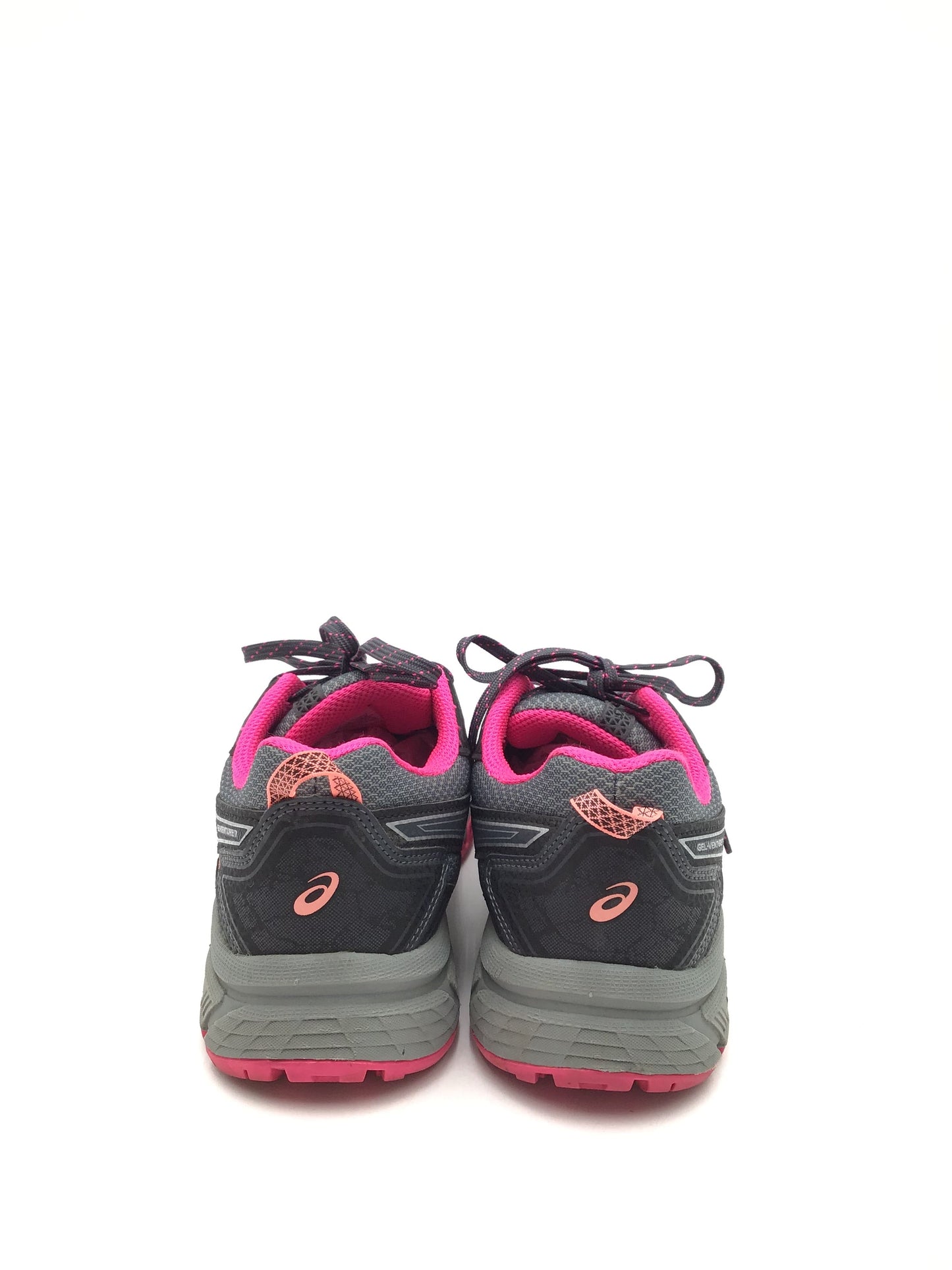 Shoes Athletic By Asics In Grey & Pink, Size: 8