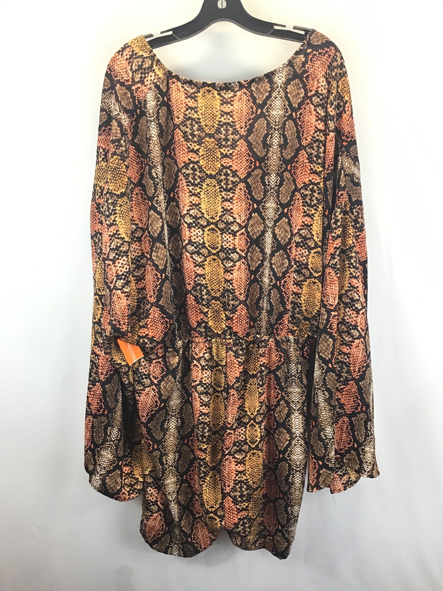 Snakeskin Print Romper Pretty Little Thing, Size 18