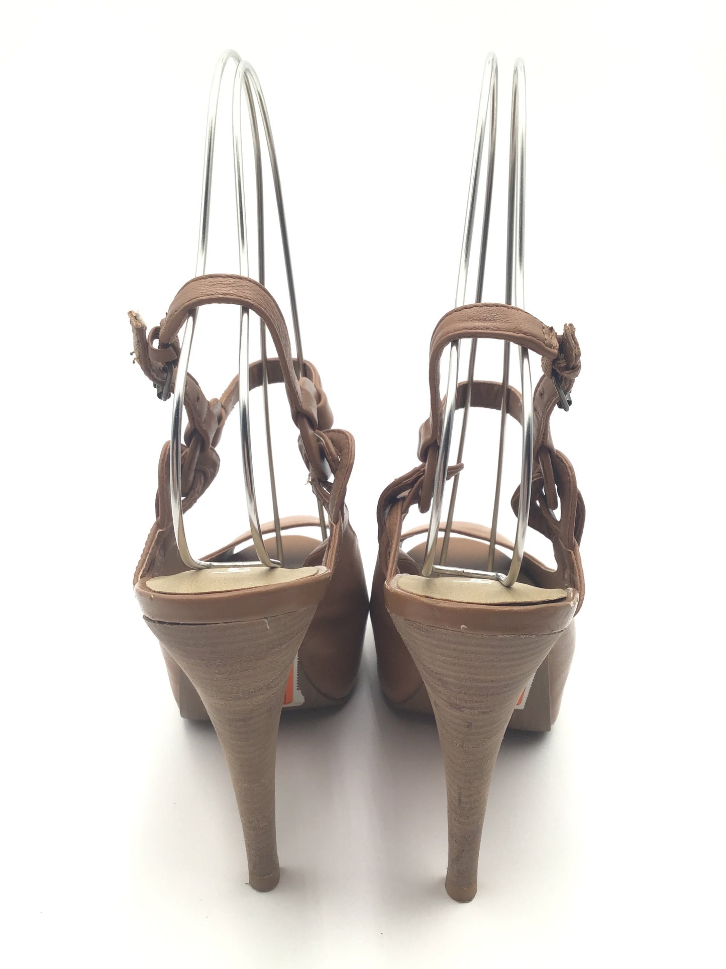 Tan Shoes Heels Stiletto Cmc, Size 7.5