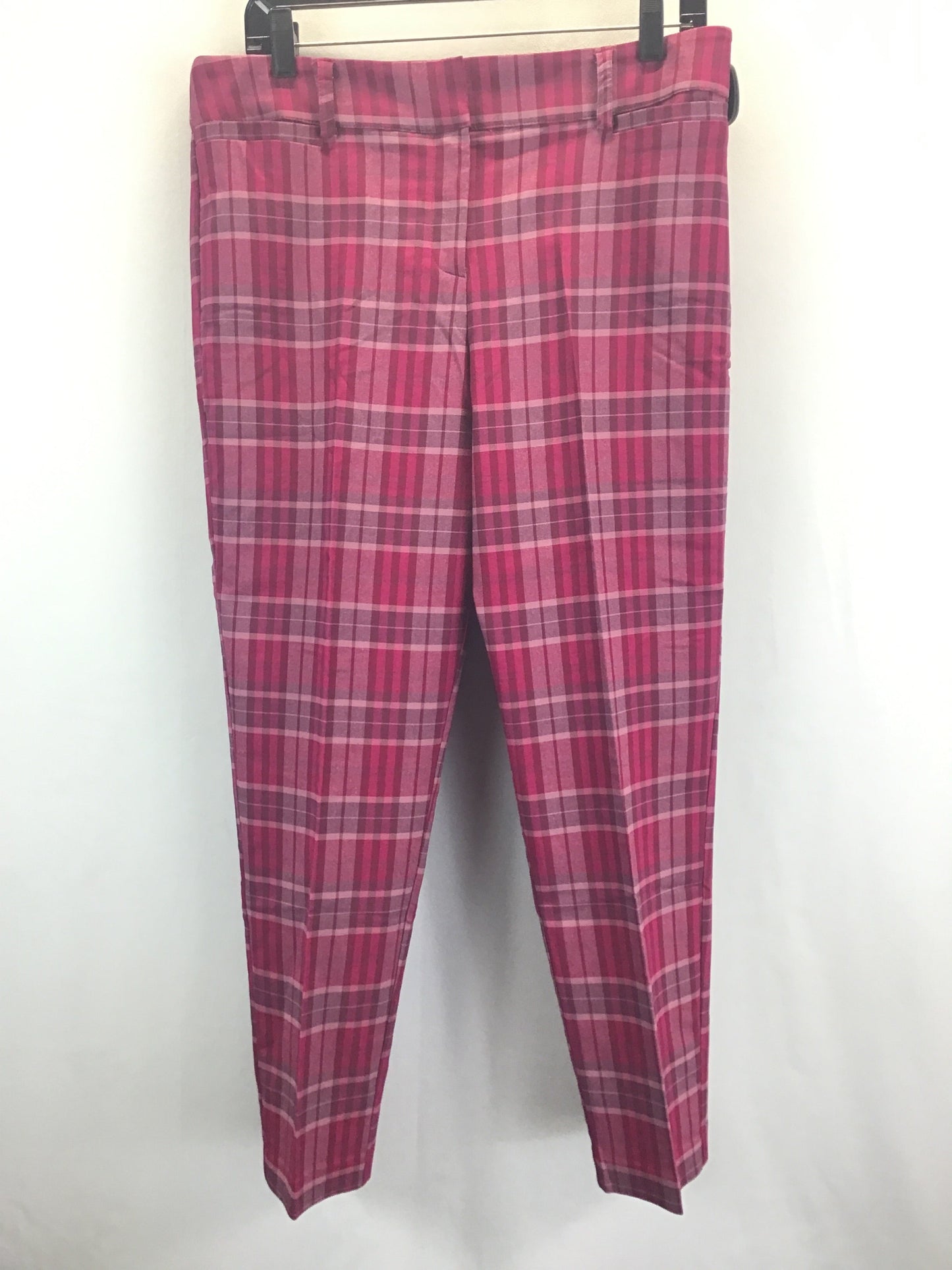 Plaid Pattern Pants Cropped New York And Co, Size 10