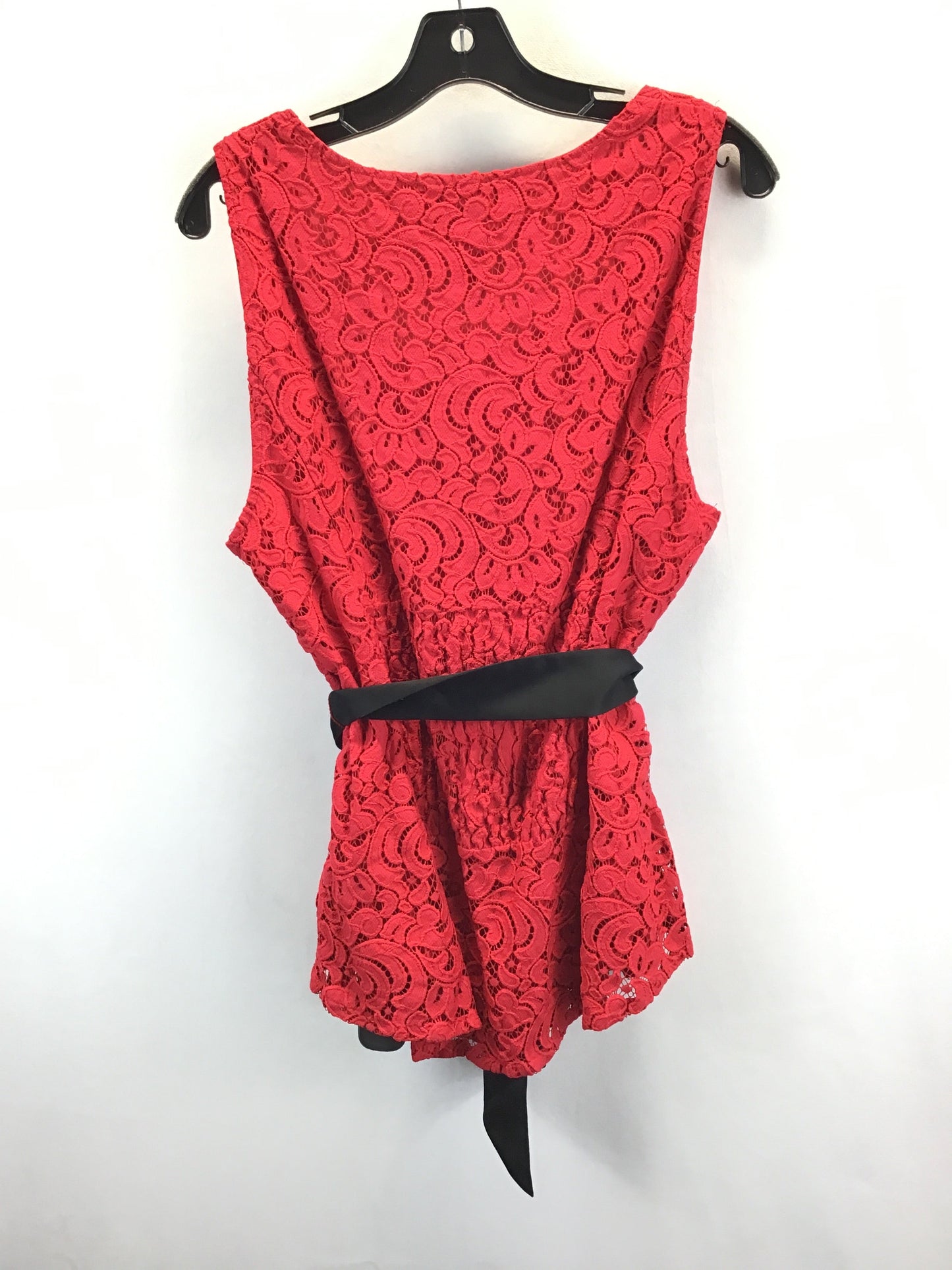 Black & Red Tunic Sleeveless Lane Bryant, Size 20