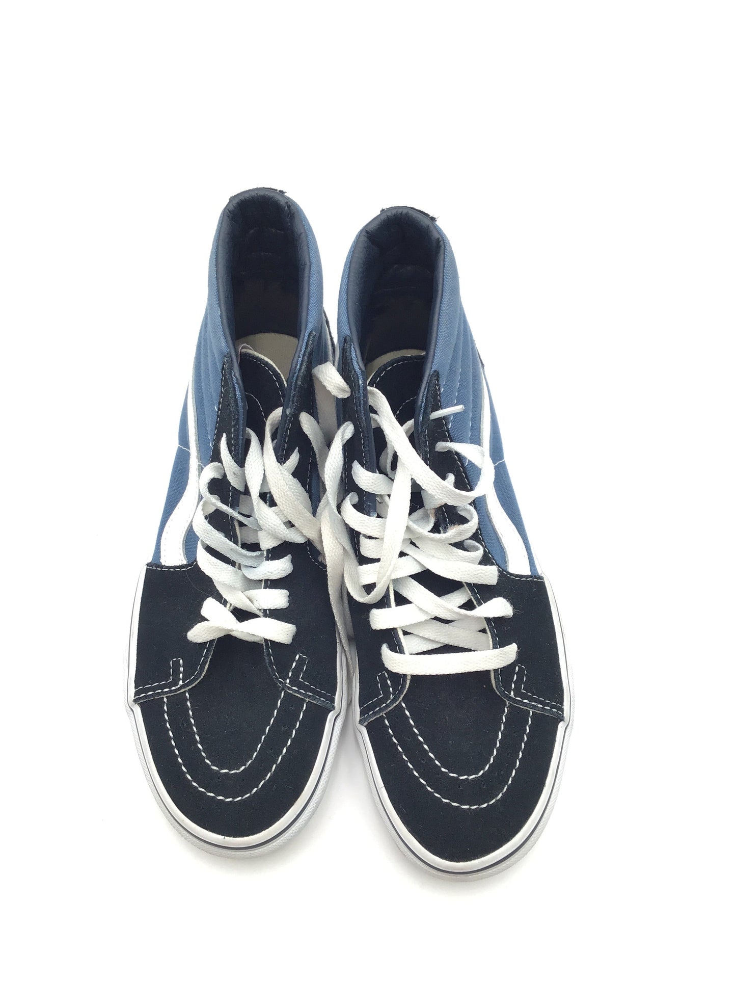 Blue Shoes Athletic Vans, Size 8