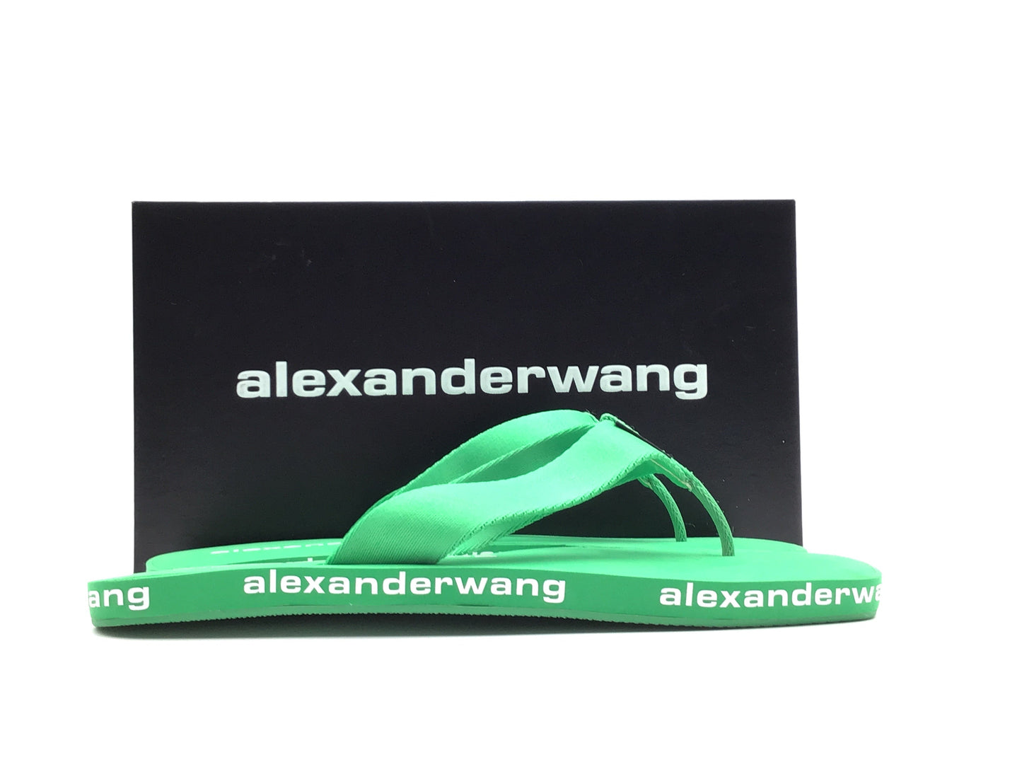 Green Shoes Flats Alexander Wang, Size 10