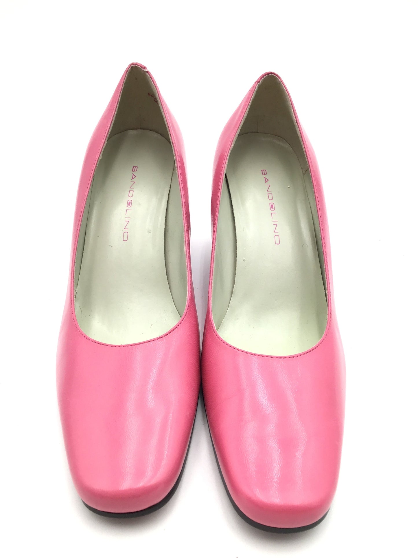 Pink Shoes Heels Kitten Bandolino, Size 6.5