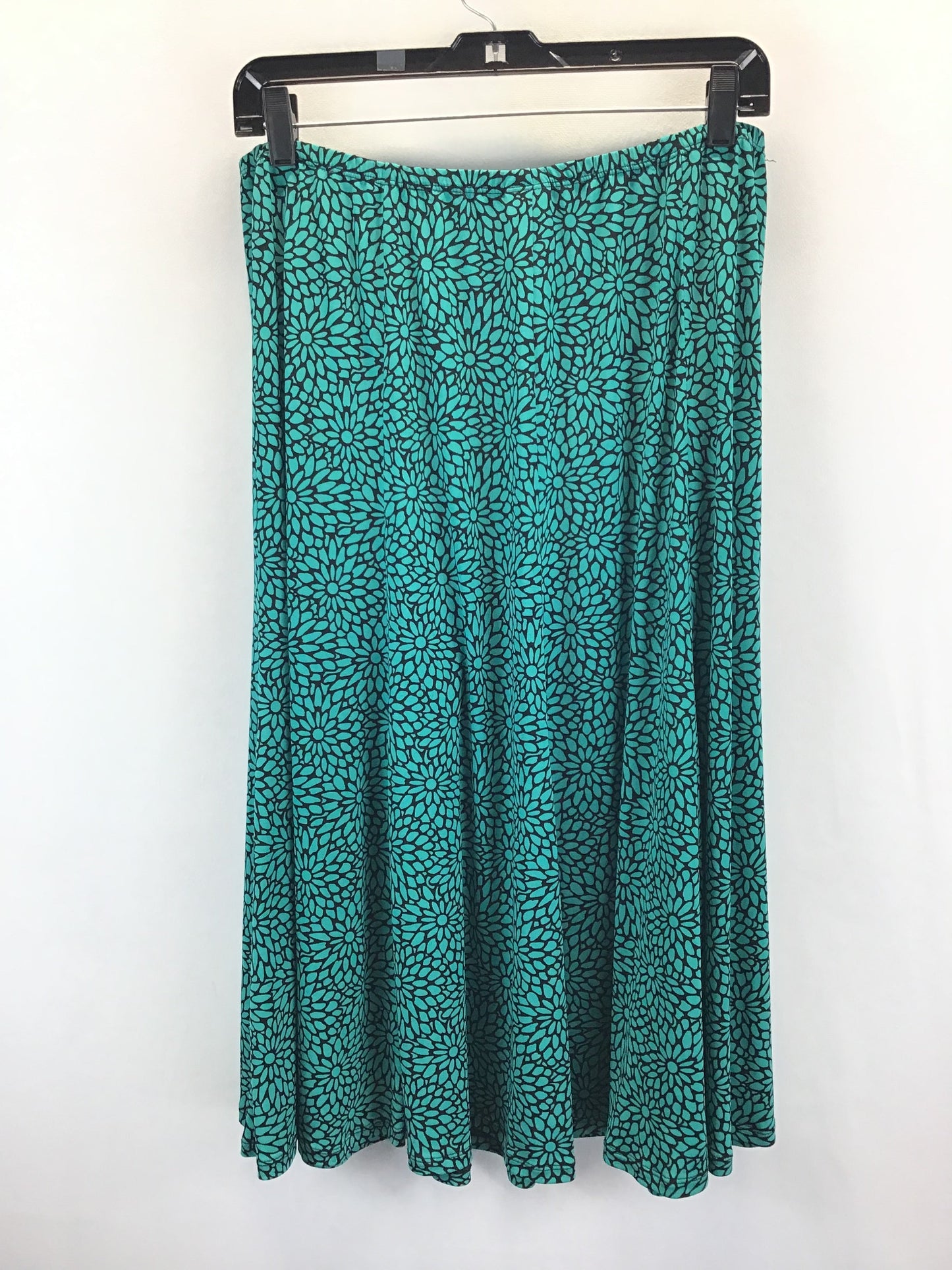 Black & Green Skirt Set 2pc Perceptions, Size 16