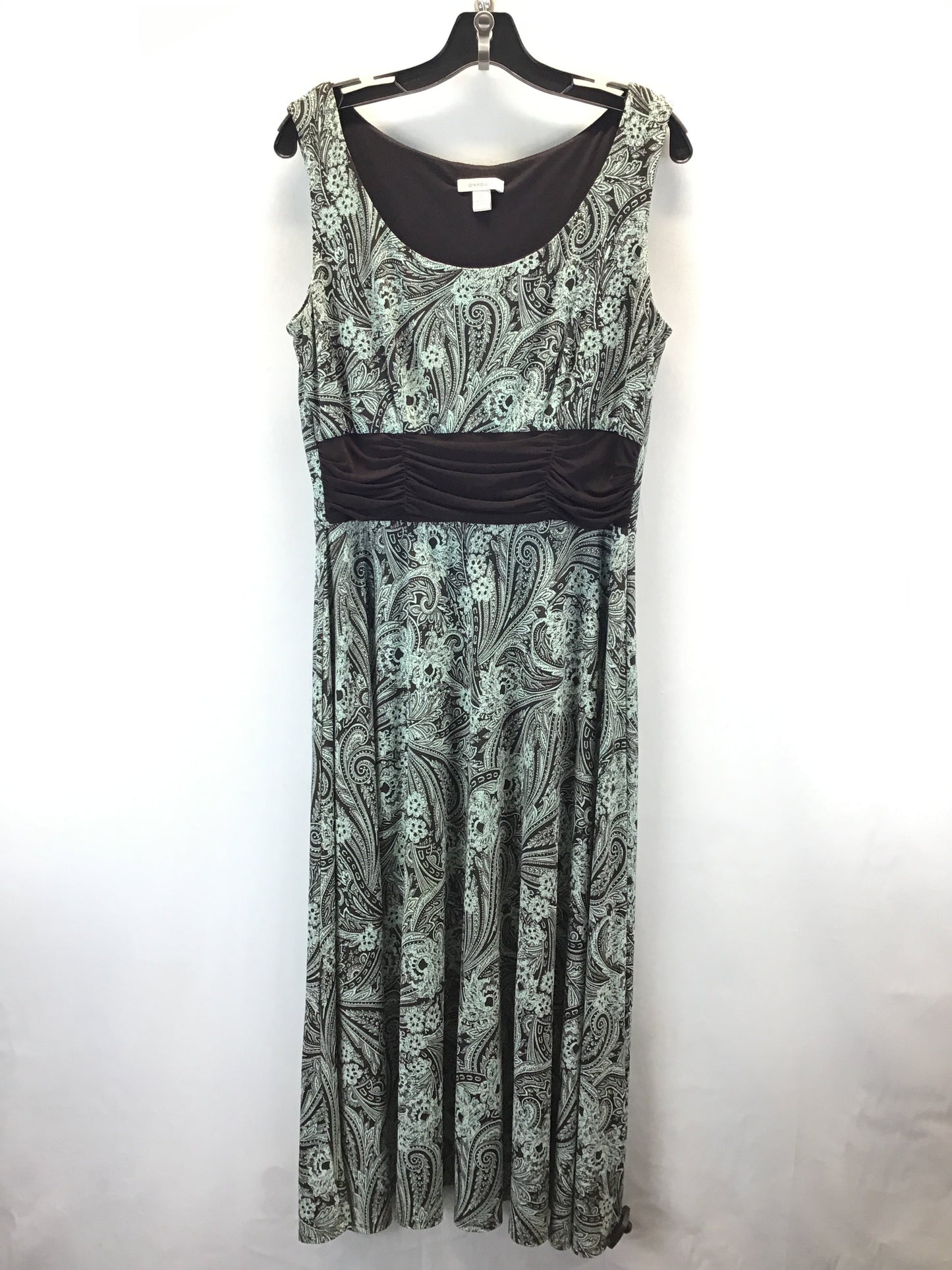 Dress Casual Midi By Dressbarn In Paisley Print, Size: 12