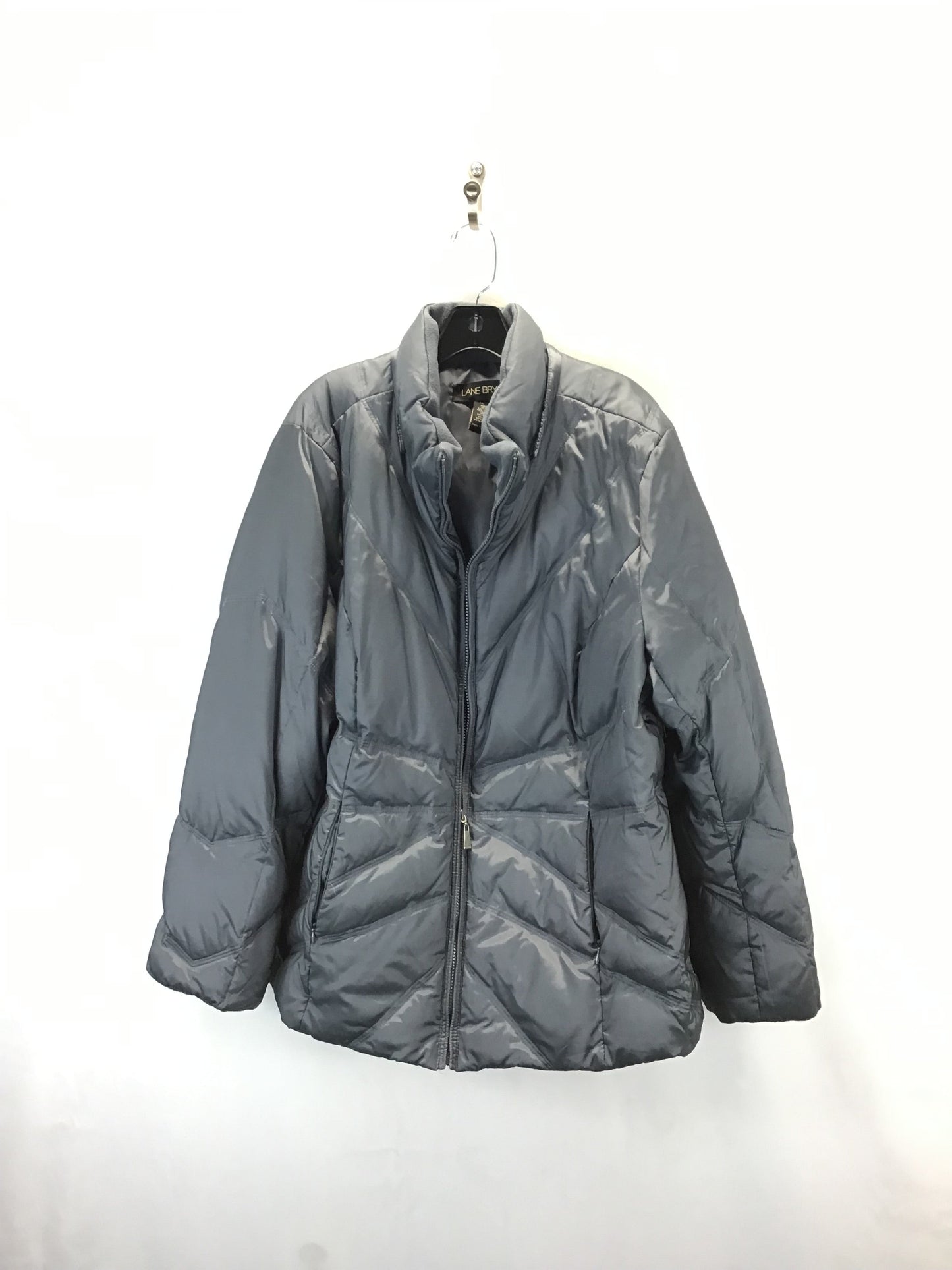 Coat Puffer & Quilted By Lane Bryant In Grey, Size: 18