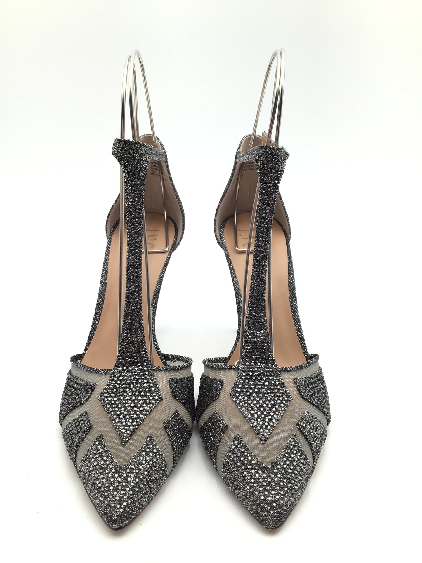 Shoes Heels Stiletto By Inc In Grey & Silver, Size: 10