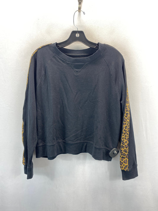 Sweatshirt Crewneck By Arizona In Black, Size: L