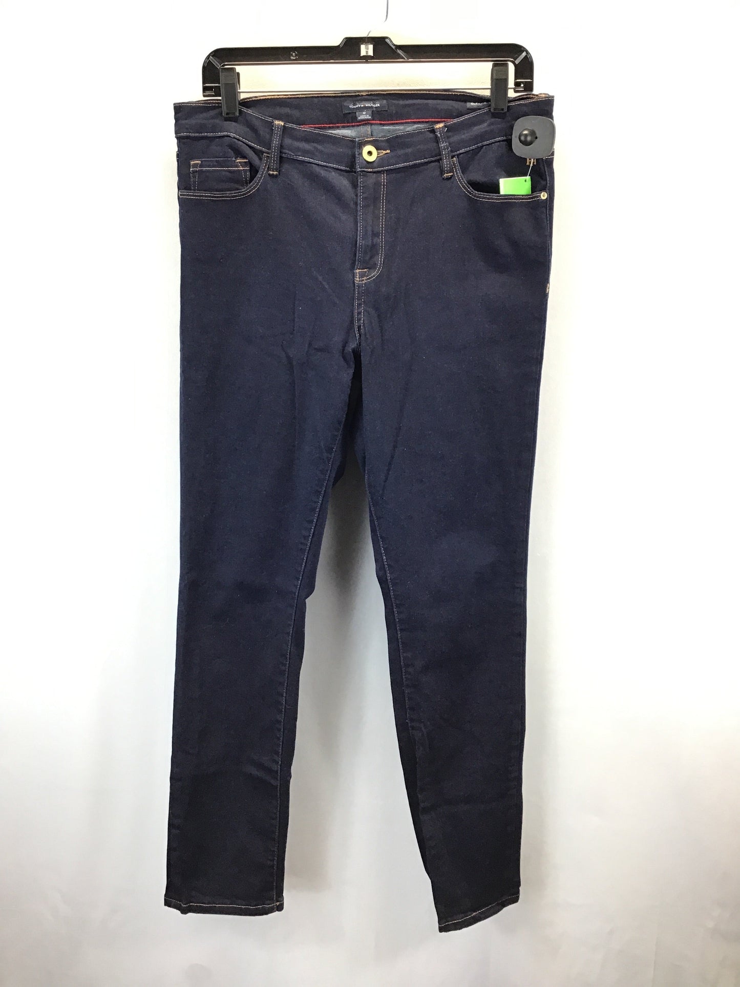 Jeans Straight By Tommy Hilfiger In Blue Denim, Size: 12